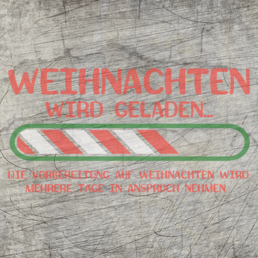 Weihnachten wird geladen... Plotterdatei zu Weihnachten Plotteridee