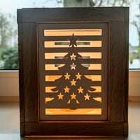 Weihnachtsbaum Silikonform Tannenbaum Laterne in Easysticks klötzchen Rahmen