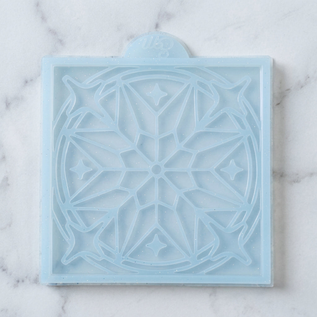 Silikonform Stern Mosaik Fliese für Weihnachtsdeko