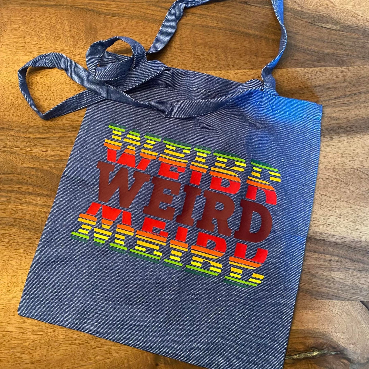 Weird Plotter Schriftzug