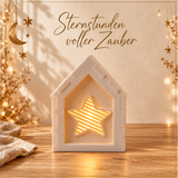 Silikonform – Haus Seite Einleger Stern, Vorne