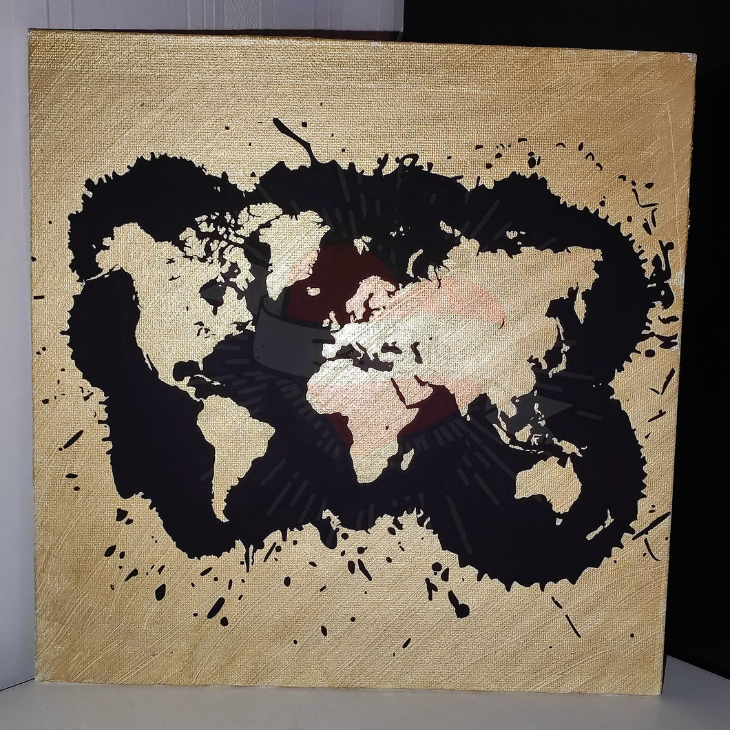 Weltkarte Plotterdatei