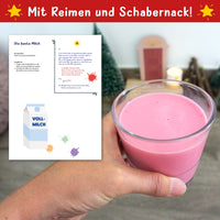 Interaktive und kreative Wichtelbriefe von easy-sticks mit humorvollen Elementen, perfekt für bunte Wichtelideen und Schabernack.