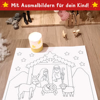 Bastelvorlagen für kreative Weihnachtsprojekte, einschließlich Adventskalender und Wichteltür, inspiriert von 'Der Wichtel Schabernack mit dem reimenden Wichtel geht weiter (2. Jahr mit deinem Wichtel)' von easy-sticks.