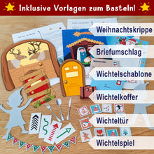 Lade das Bild in den Galerie-Viewer, Wichtelbriefe Komplettset Für Dein 3. Wichtel-Jahr Mit Wichteltür, Spiel Und Kreativmaterialien
