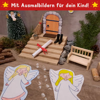Zauberhafte Wichtelbriefe mit Reimen und Wichtel Schabernack von easy-sticks. Entdecken Sie die interaktiven Elemente und Ausmalbilder, die die Fantasie der Kinder anregen.