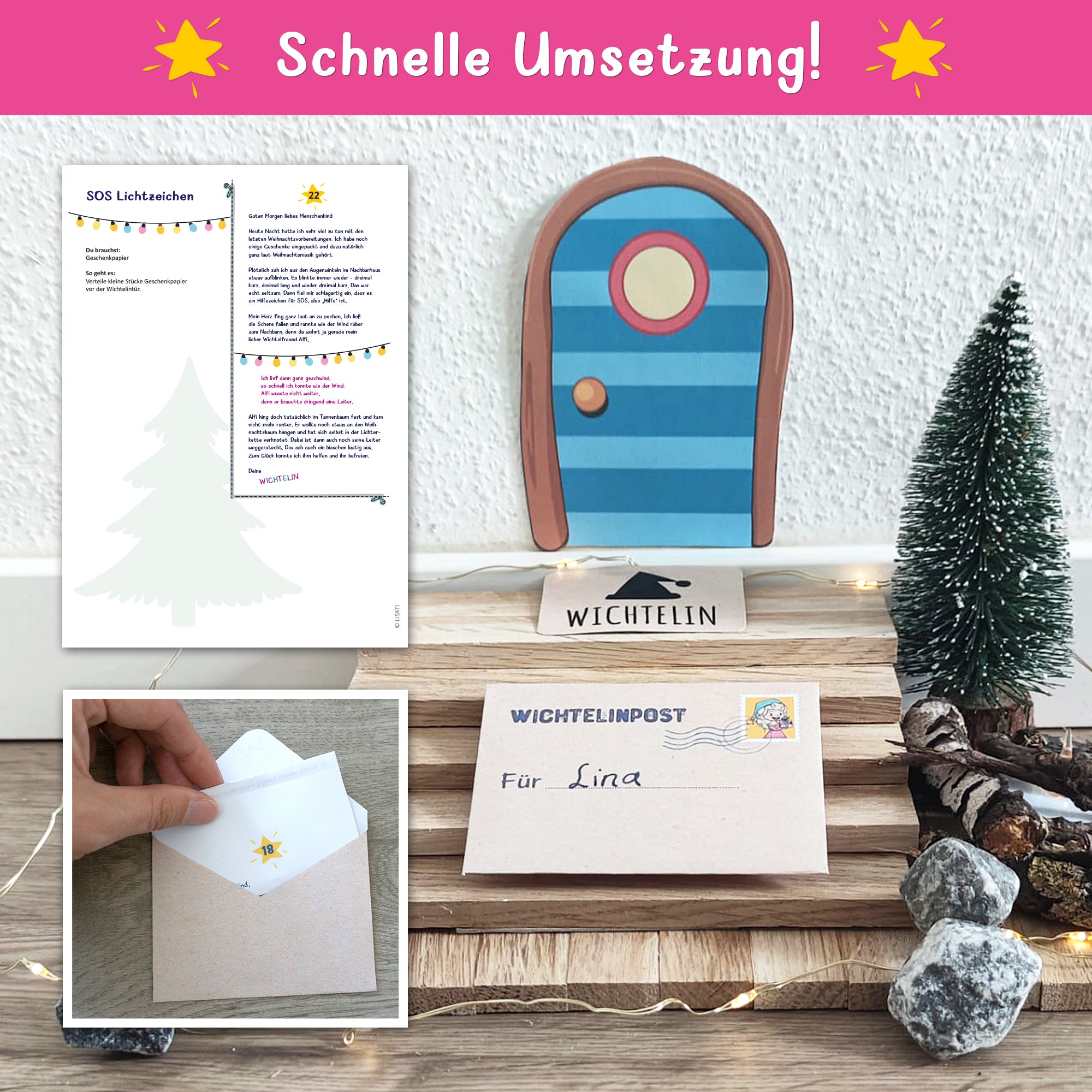 Zauberhafte Wichtelinbriefe für Mädchen - Teil 1