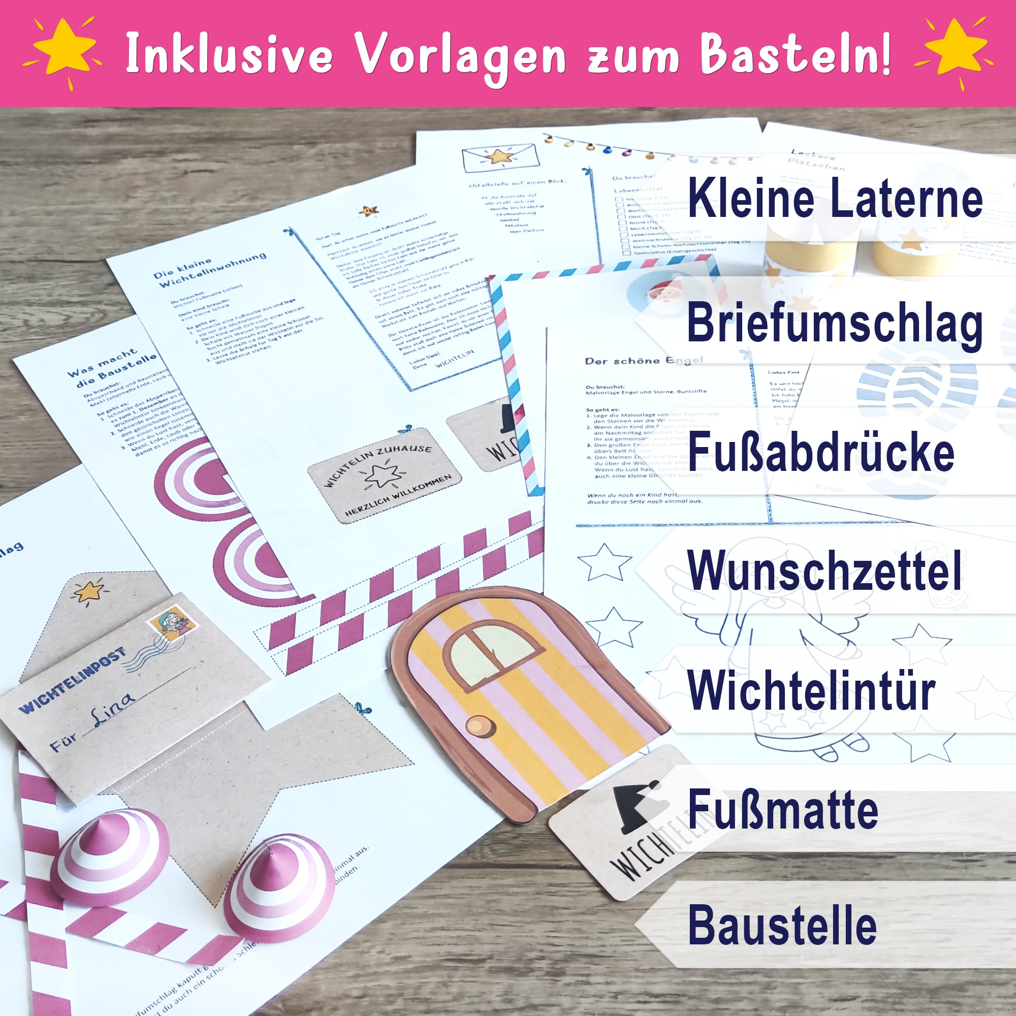 Zauberhafte Wichtelinbriefe für Mädchen - Teil 1