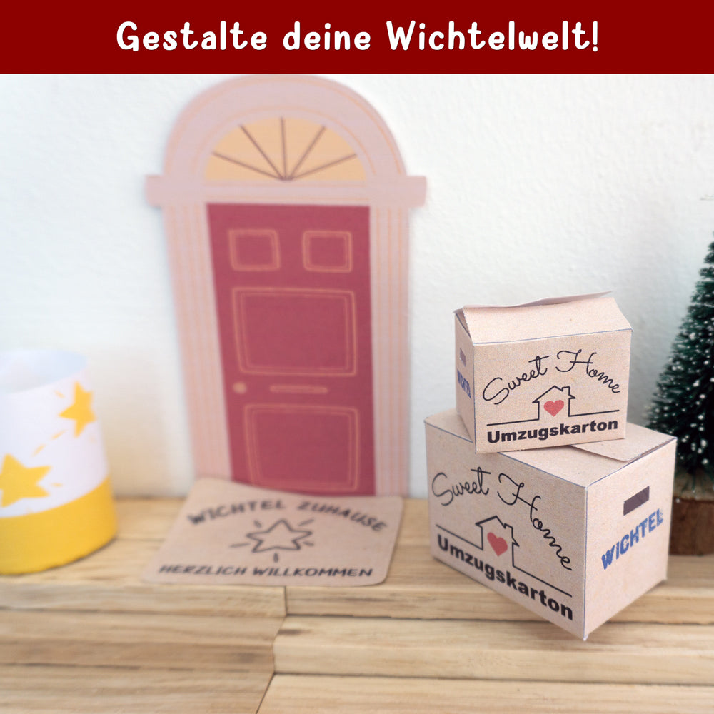 Wichtel Umzugskartons Zum Ausdrucken Und Basteln – Kreative Bastelideen Für Deine Wichtelwelt