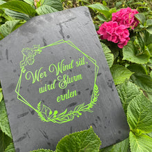 Lade das Bild in den Galerie-Viewer, Wer Wind sät, wird Sturm ernten.  Plotterdatei
