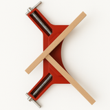 Winkelspanner von Easy-Sticks, der vielseitige Werkzeug zur präzisen Verbindung von Holz in 90° und 45° Winkeln.
