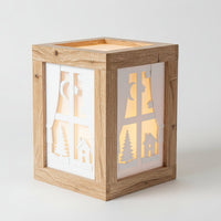 Winterlandschaft mit Gießform für Laternen und Easy-sticks