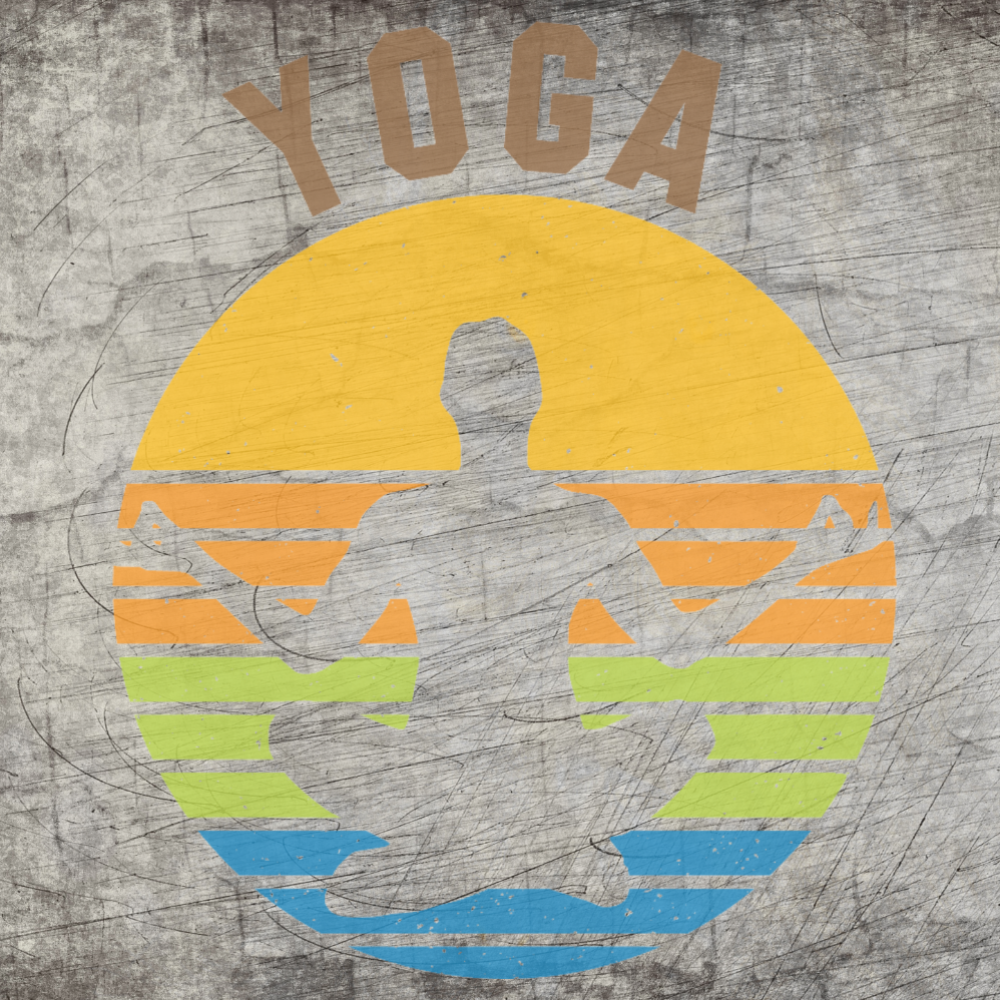 Yoga Abzeichen Zeichen Plotter