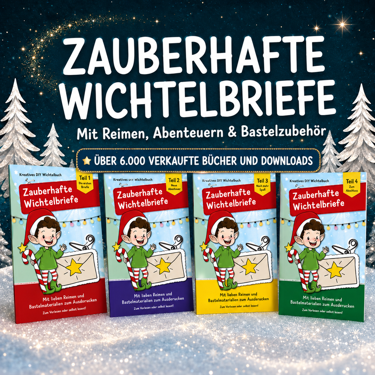 Wichteln Ideen - Zauberhafte Wichtelbriefe Ringbuch Teil 1