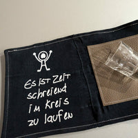 Es ist Zeit schreiend im Kreis zu laufen plotteridee spruch