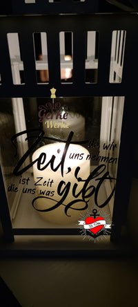 Zeit, die wir uns nehmen, ist die Zeit , die uns was gibt.