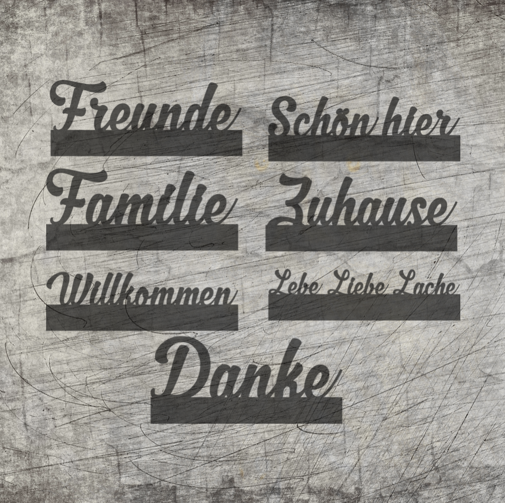 ZuHause_Schriftzüge_Plotter