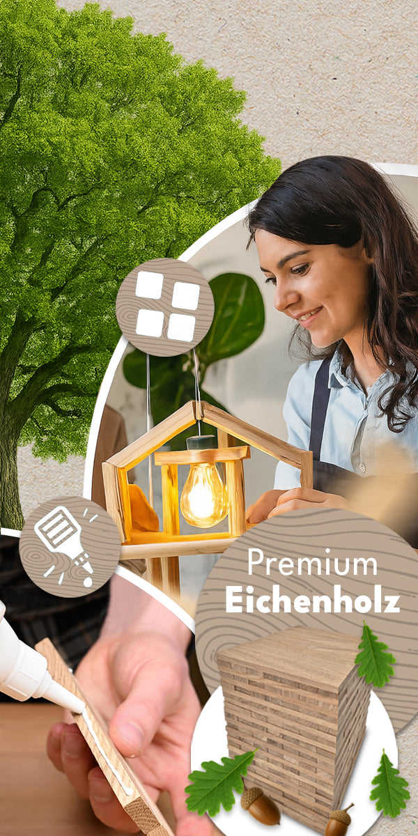 Die Easy-Sticks bestehen aus hochwertigem Eichenholz - perfekt zum Basteln. Jetzt bestellen.
