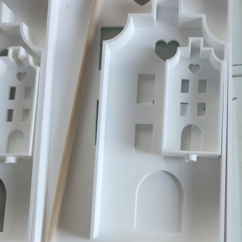 2 Grachten Häuser – 3D-Druckdatei (STL + 3MF)