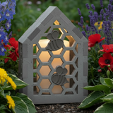 bienenhaus-silikonform aus Beton gegossen für Gartendekoration