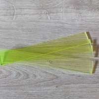 Easy-Sticks Acryl Gelb - 4 Stück - 16 cm Länge, leuchtend gelbe Acrylstäbe auf Holzuntergrund für kreative Bastelprojekte.