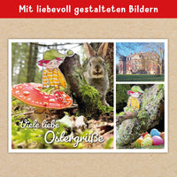 Wichtelpostkarte Ostern Zum Download: Liebevolle Grüße Vom Wichtel Für Kinder 