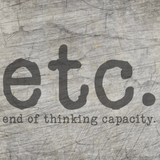 Etc. end of thinking capacity. Laserdatei von easy-sticks auf einem Holzuntergrund, perfekt für kreative Projekte.