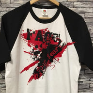 Kreatives T-Shirt mit dem Slogan 'Face your fear' in auffälligem Design, ideal für DIY-Projekte. Entworfen von Easy-Sticks.