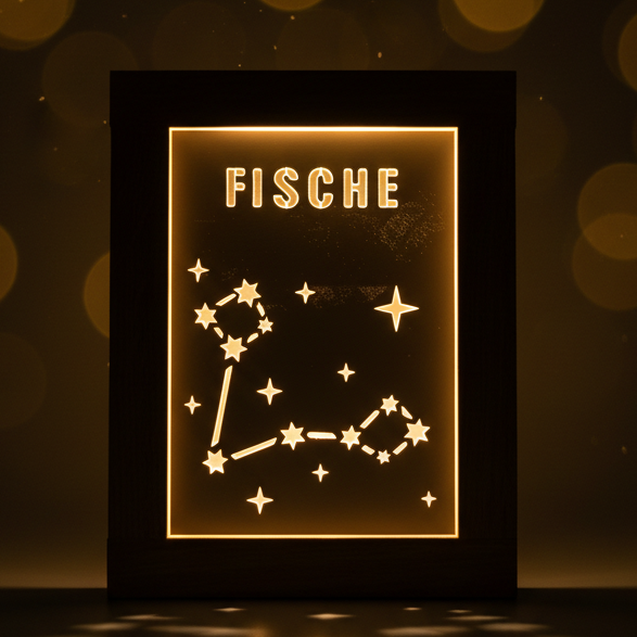 Fische Schablone Backlight original
