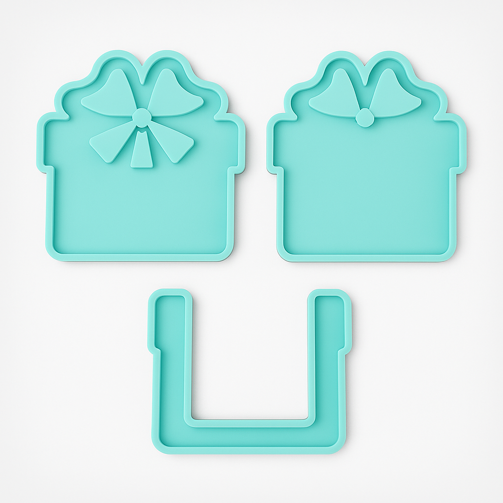 Farbige Silikonform für Geldgeschenke von Easy-Sticks, ideal zum kreativen Verpacken von Geldgeschenken oder Gutscheinen in Geschenkform.