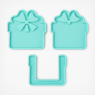 Farbige Silikonform für Geldgeschenke von Easy-Sticks, ideal zum kreativen Verpacken von Geldgeschenken oder Gutscheinen in Geschenkform.