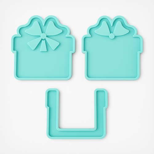 Farbige Silikonform für Geldgeschenke von Easy-Sticks, ideal zum kreativen Verpacken von Geldgeschenken oder Gutscheinen in Geschenkform.
