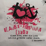 Glaube Hoffnung Liebe Plotterdatei Kreuz Herz Anker