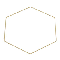 Metallsechseck in verschiedenen Farben von easy-sticks, 20cm oder 30cm Durchmesser, ideal für kreative Dekoideen.