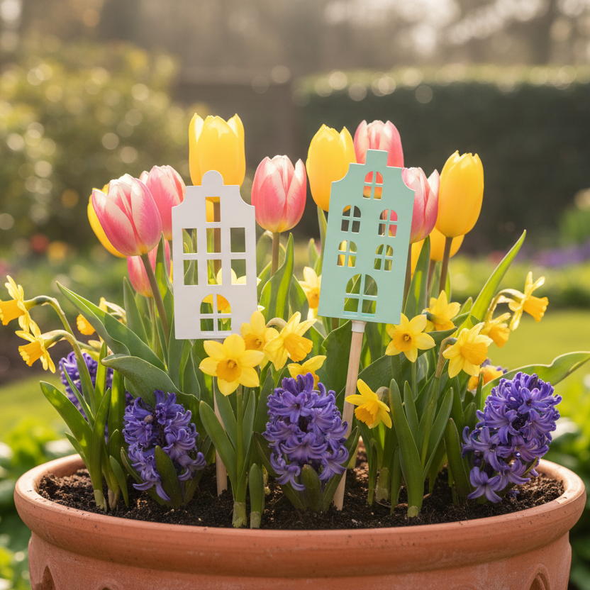 2 Grachten Häuser – 3D-Druckdatei (STL + 3MF)