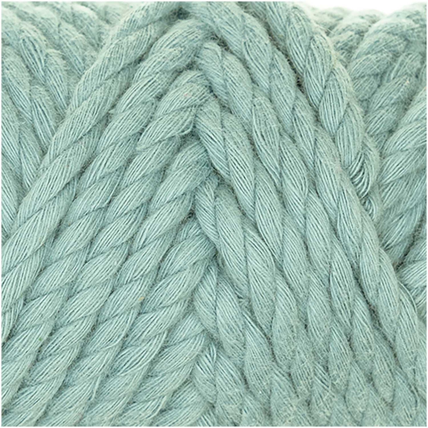 Makramee Schnur Natur 130g 25m, Kreatives Baumwollgarn in Patina, mint für Anfänger