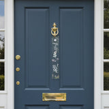 Fensterbilder zum Aufhängen - Acryl 2er Set klar & satiniert