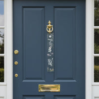 Fensterbilder zum Aufhängen - Acryl 2er Set klar & satiniert