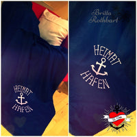 Heimathafen Plotterdatei Anker und Schriftzug bstyle