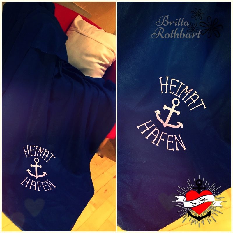 Heimathafen Plotterdatei Anker und Schriftzug bstyle