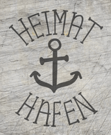 Heimathafen Plotterdatei Anker und Schriftzug