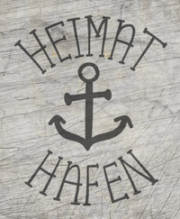 Heimathafen Plotterdatei Anker und Schriftzug