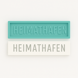 Silikonform mit Schrift Heimathafen Heimat Hafen – perfekt für DIY-Projekte, Resin-Gießen, Seifenherstellung oder kreative Bastelideen