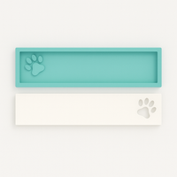 Silikonform mit Pfotenabdruck – perfekt für DIY-Projekte, Resin-Gießen, Seifenherstellung oder kreative Bastelideen