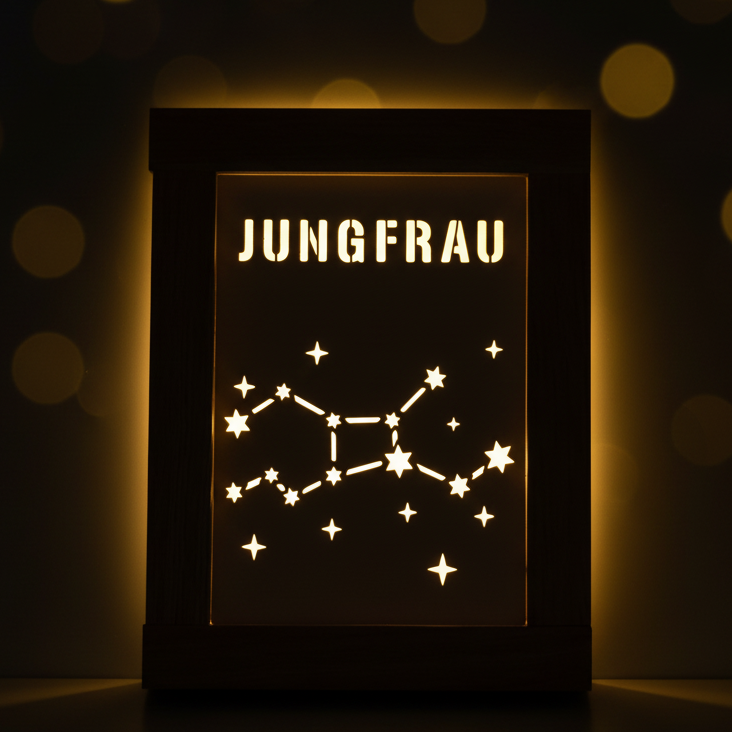 Jungfrau Schablone Backlight original