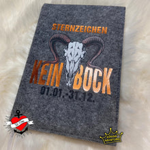 Lade das Bild in den Galerie-Viewer, Sternzeichen Kein Bock - Steinbock Plotter Plotteridee Plotterdatei DIY Idee 01.01.-31.12
