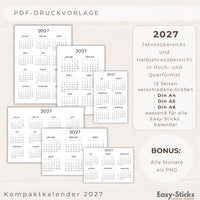 PDF - Kompaktkalender Dateien 2027
