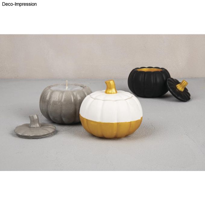 Silikon Gießform Kürbis Mit Deckel, 10 Cm Ø, Flexibel, Wiederverwendbar, Für Kreativ-Beton Deko Rayher