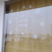 Let it snow Schneeflocken Lass es schneien Plotter Datei zum Downloaden T-Shirt Pullover Fenstermotiv