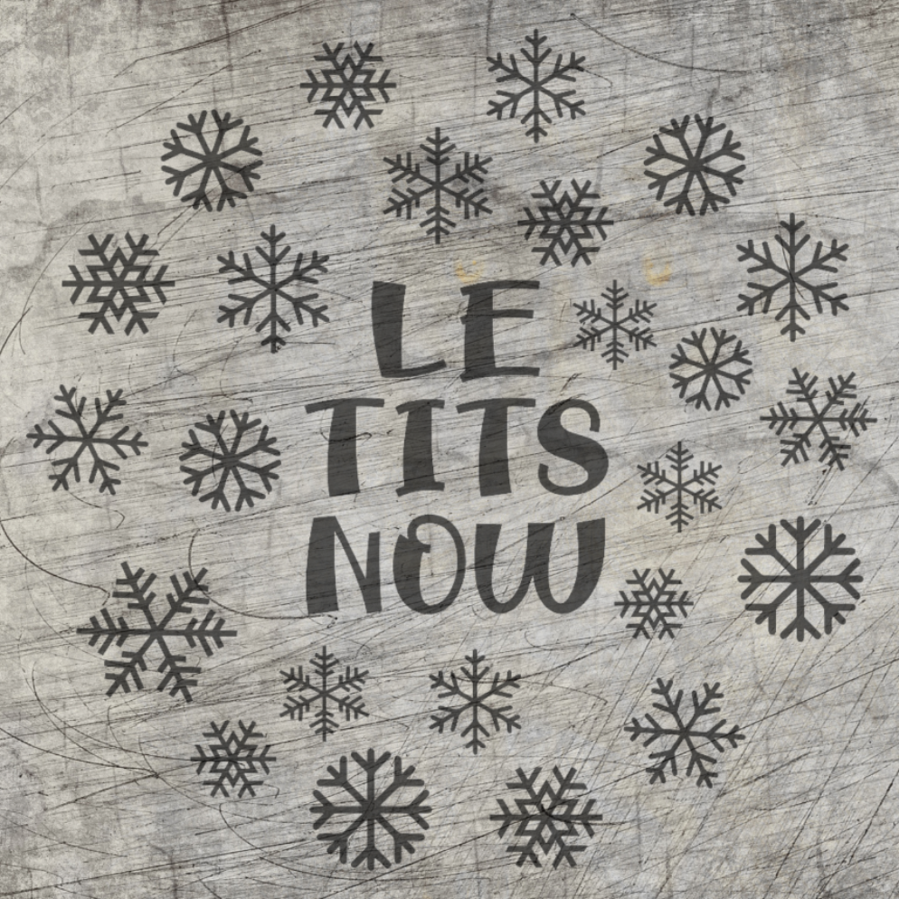 Let it snow Schneeflocken Lass es schneien Plotter Datei zum Downloaden T-Shirt Pullover